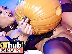 Fakehub Originals - Pumping along close to pumpkin vanguard Halloween Thai unfocused leaves along close to platoon close to boink a teenie